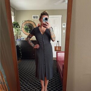 Black Polka Dot Dress